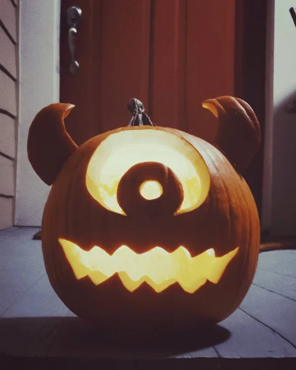 Mike Wazowski Pumpkin