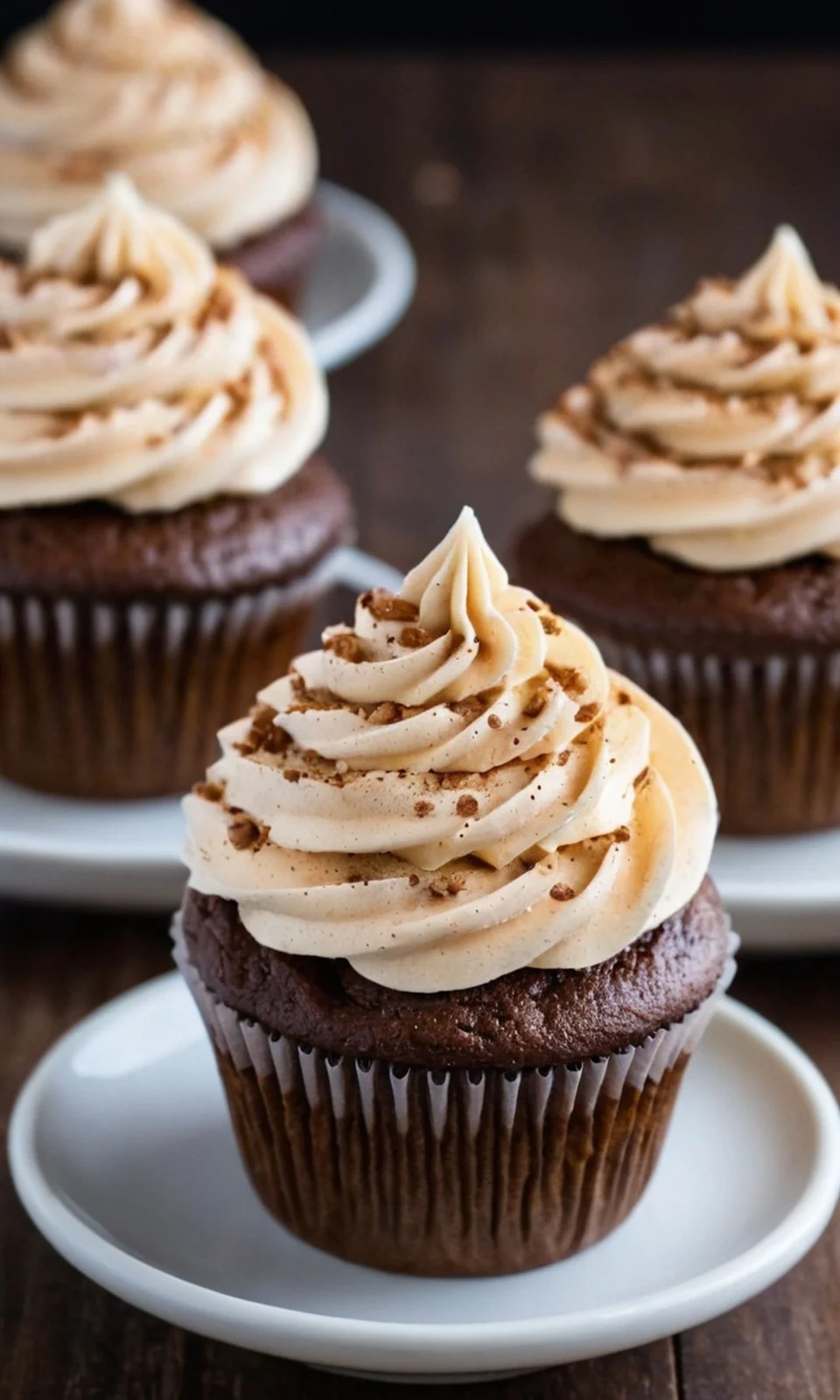 Gingerbread Latte Cupcakes