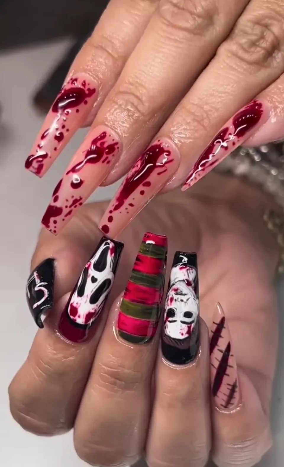 Scary Movie Nails