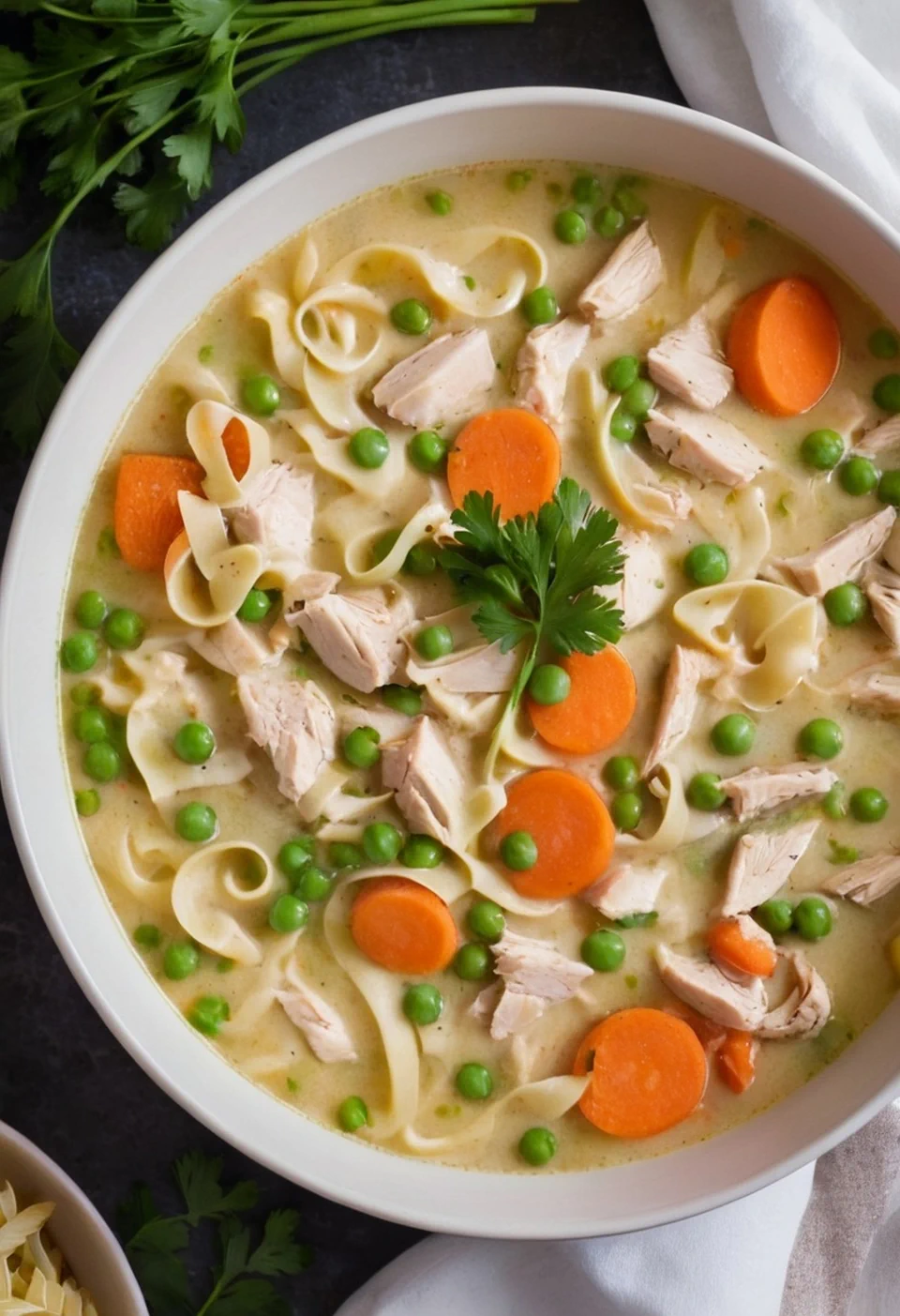 Creamy Chicken Noodle Soup