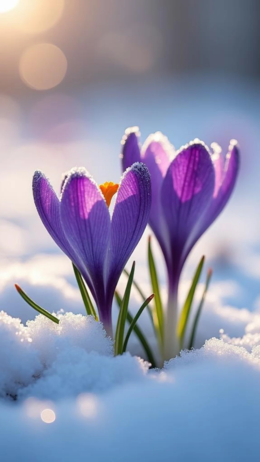 13 Winter Flowers - Crocus