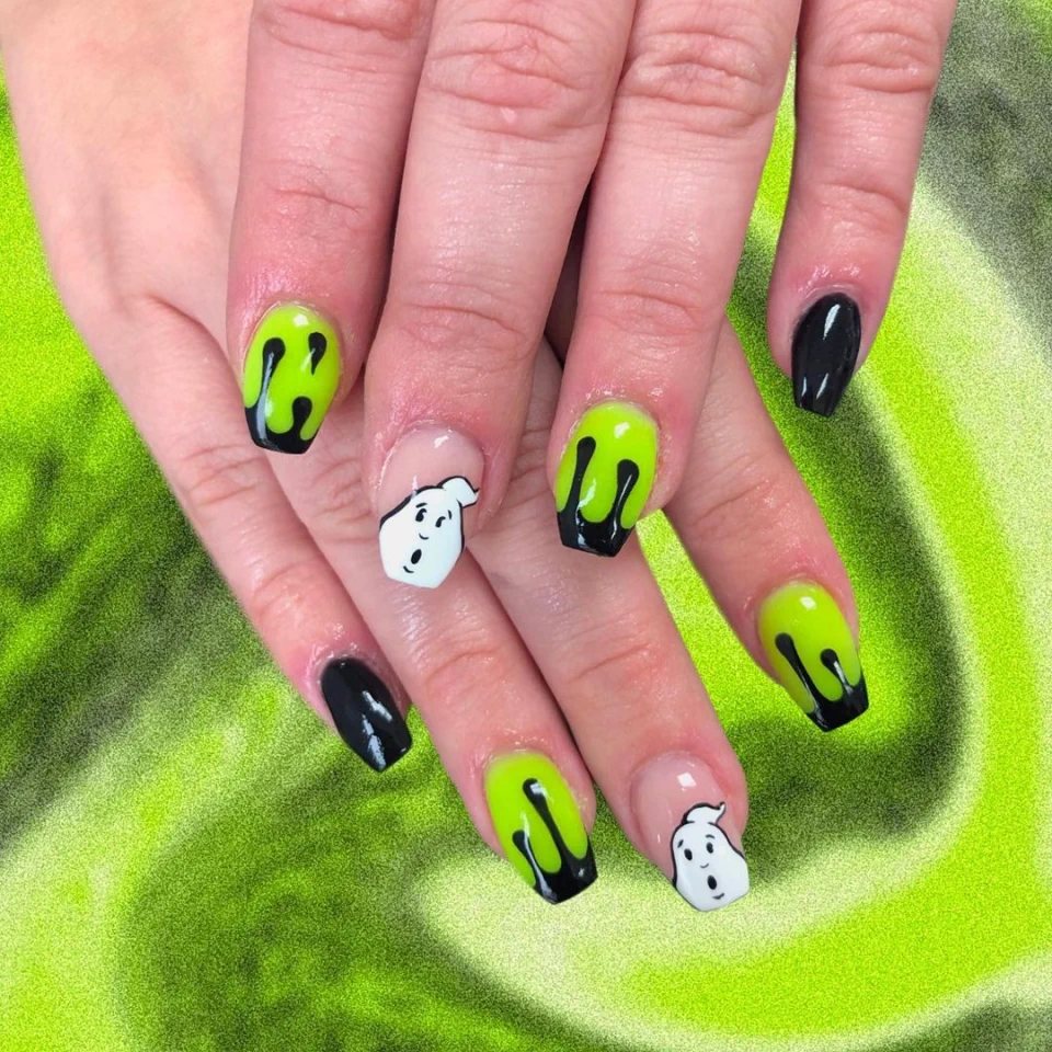 Ghostbuster Nails