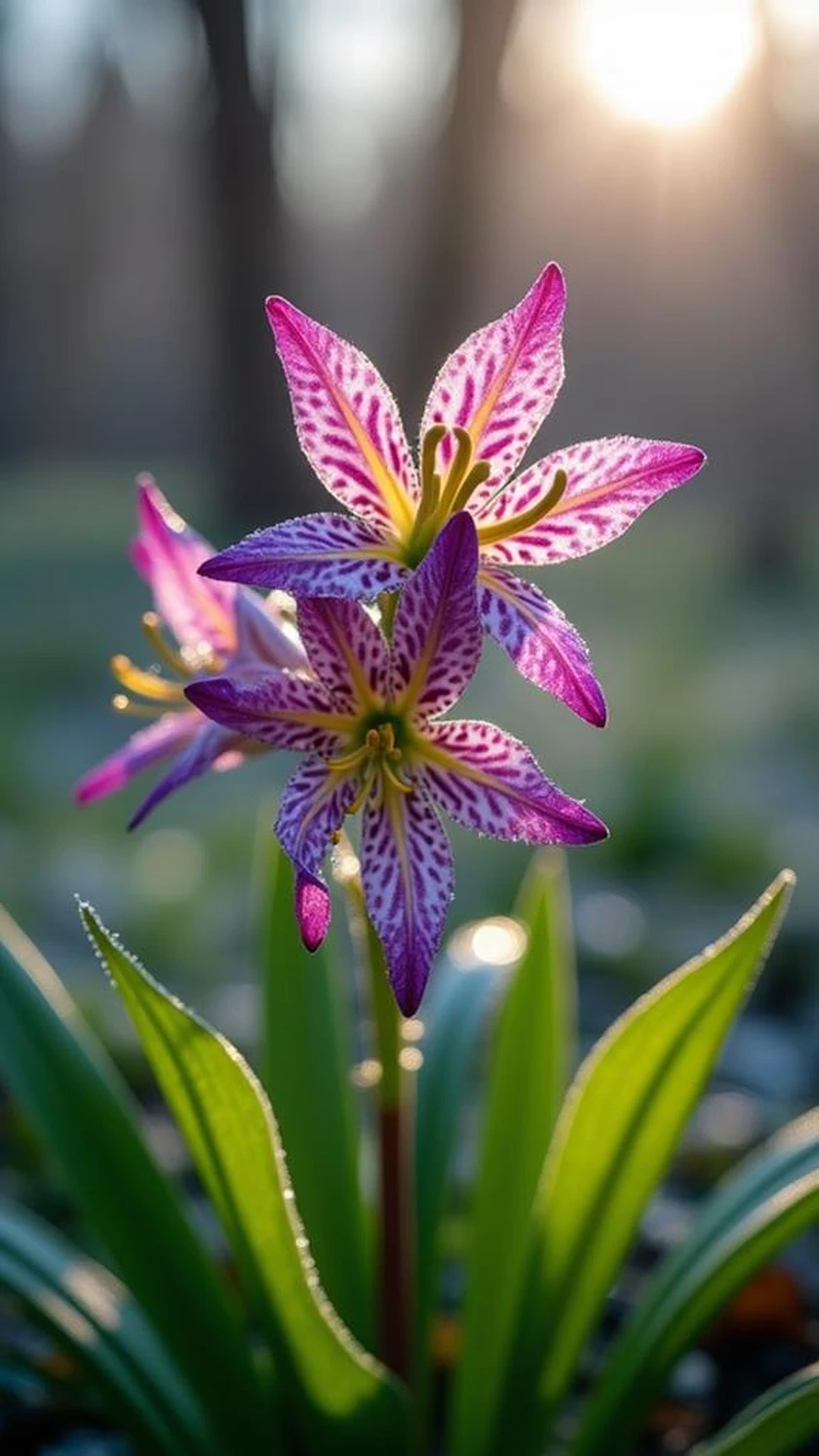 22 Winter Flowers - Toad Lily