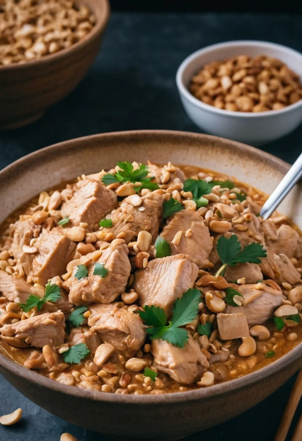 Slow Cooker Thai Peanut Chicken