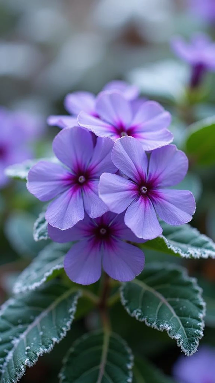 23 Winter Flowers - Periwinkle