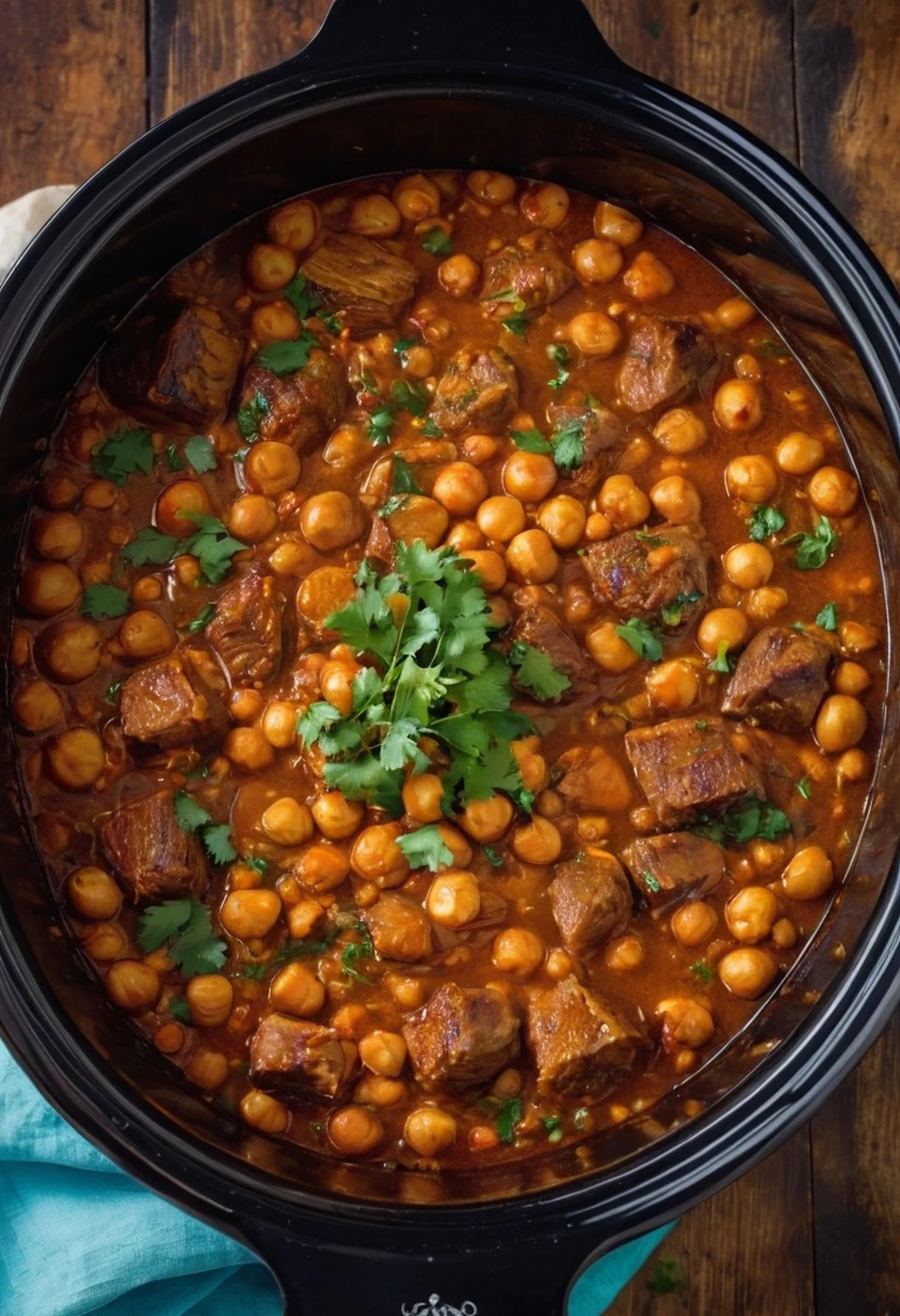 Moroccan Chickpea Pot Roast