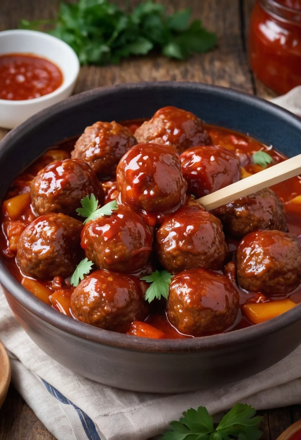 Sweet and Sour Meatballs