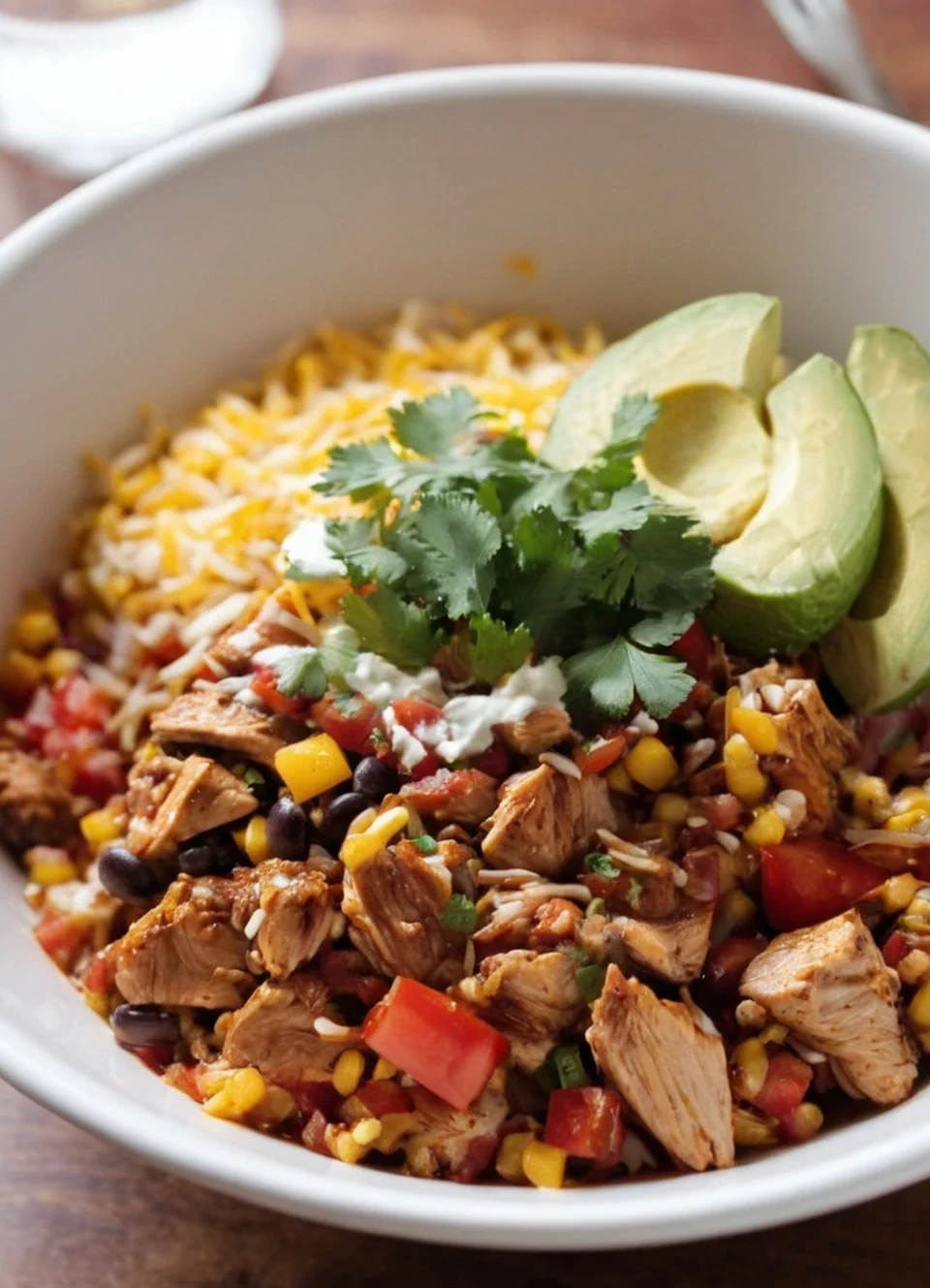 Chicken and Rice Burrito Bowls