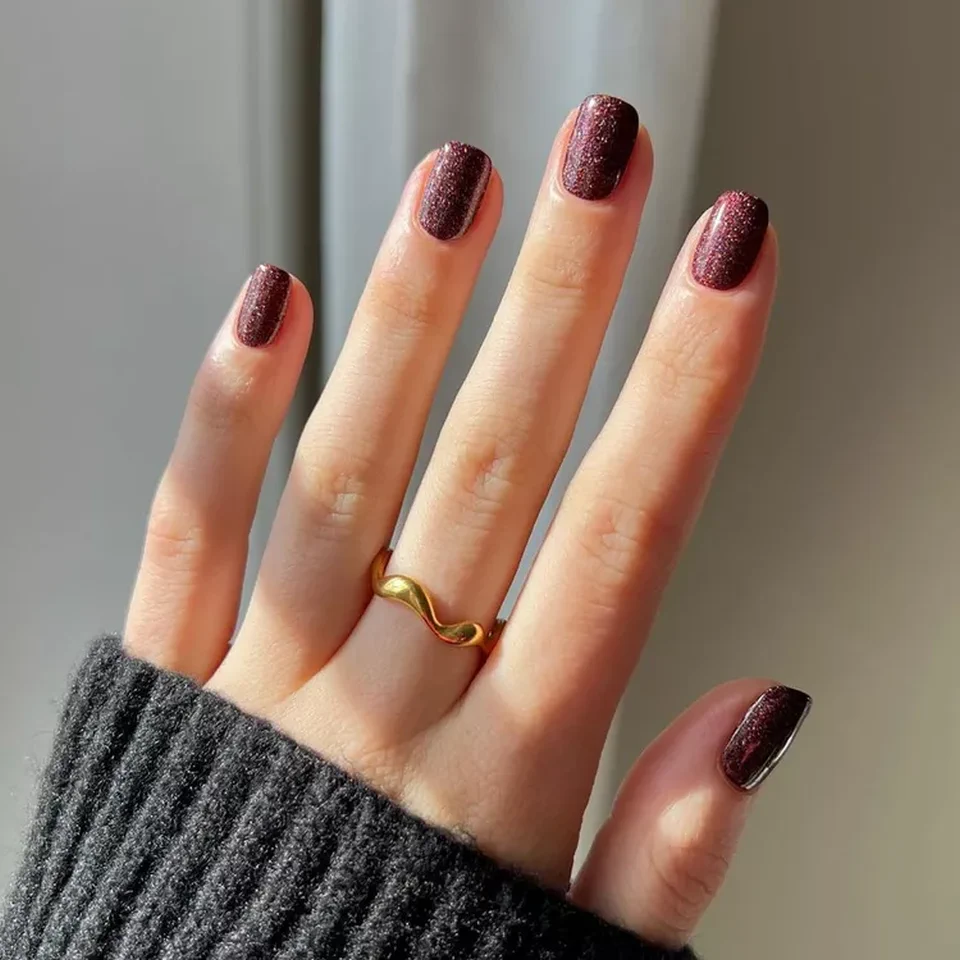 Oxblood Glitter