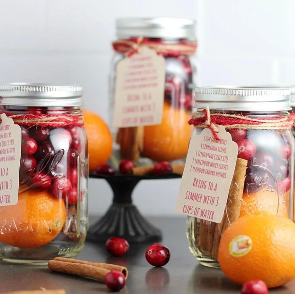 Homemade Potpourri Gift Jars