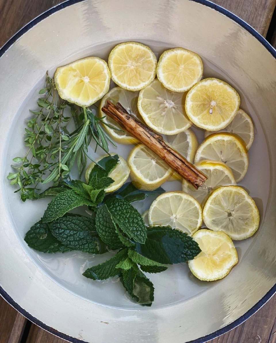 Lemon and Garden Herbs Simmer Pot