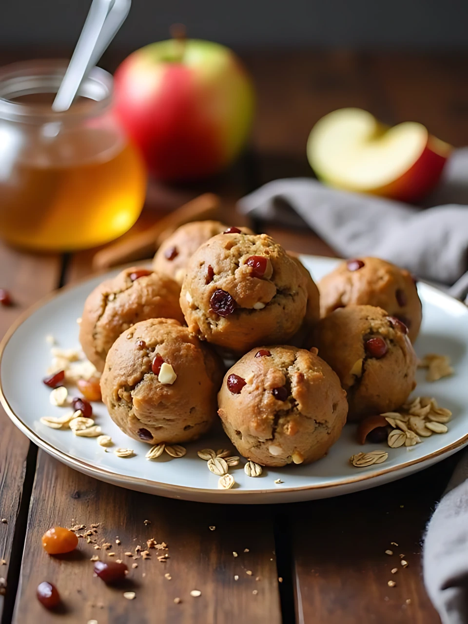 No Bake Energy Bites 10 - Apple Cinnamon Bites