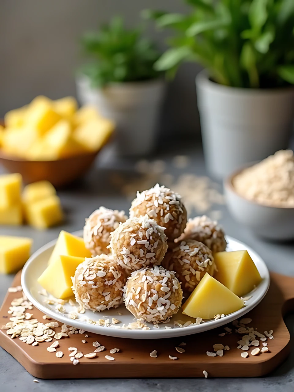 No Bake Energy Bites 14 - Pineapple Coconut Energy Balls