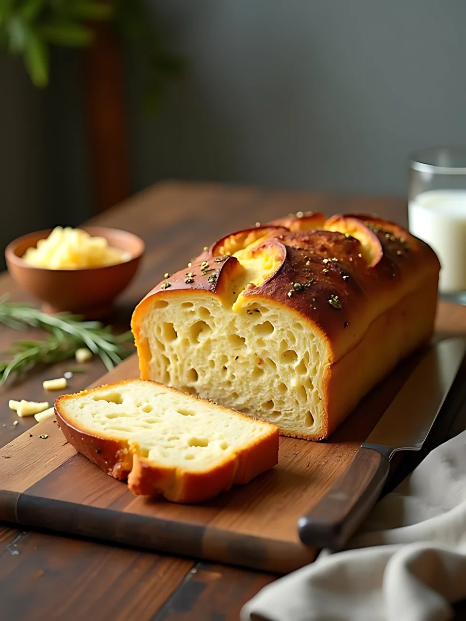 No Yeast Bread Recipes 02 - Savory Cheese Loaf