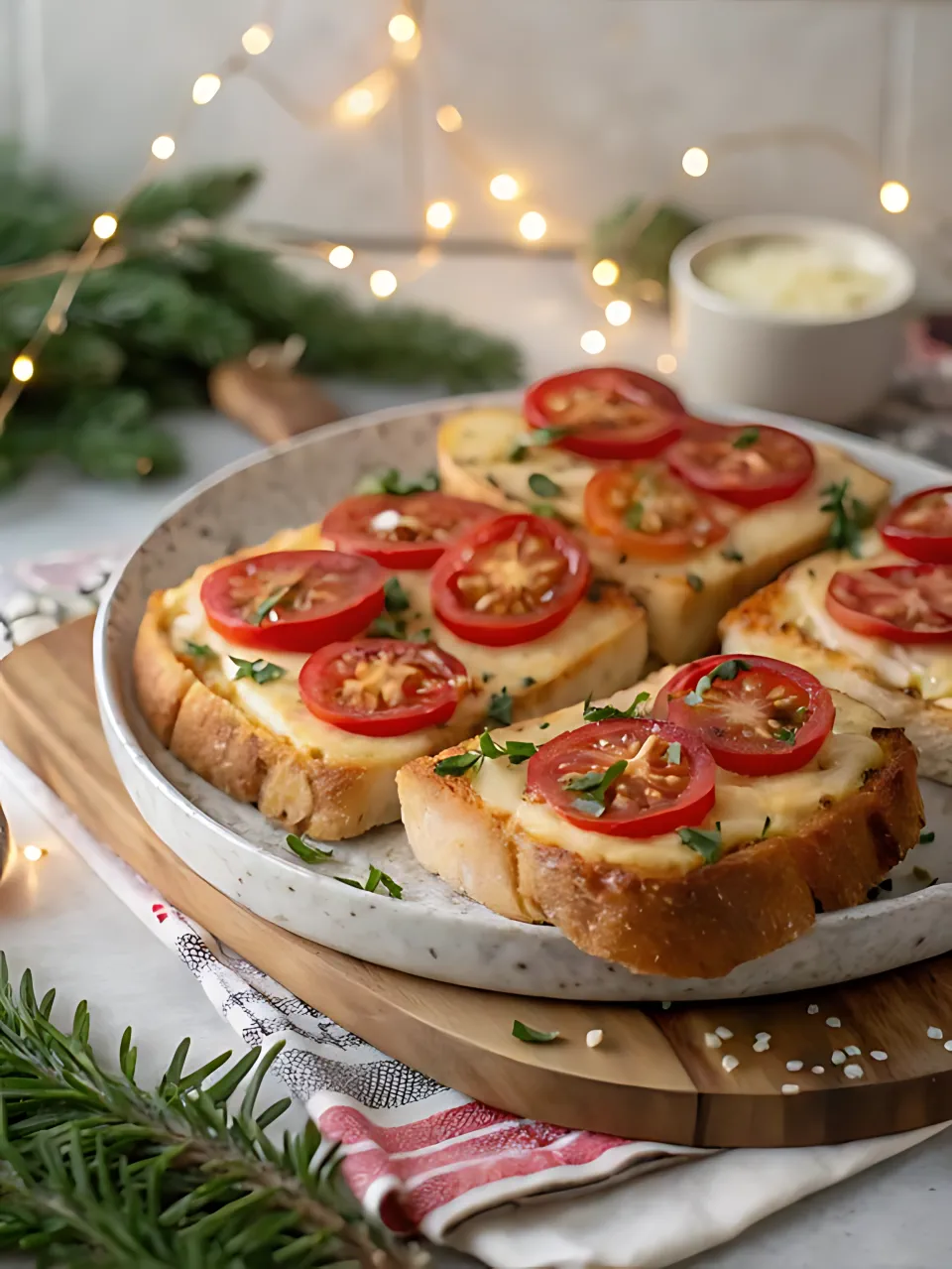 Christmas Appetizer Recipes 13 - Cheesy Tomato Bread