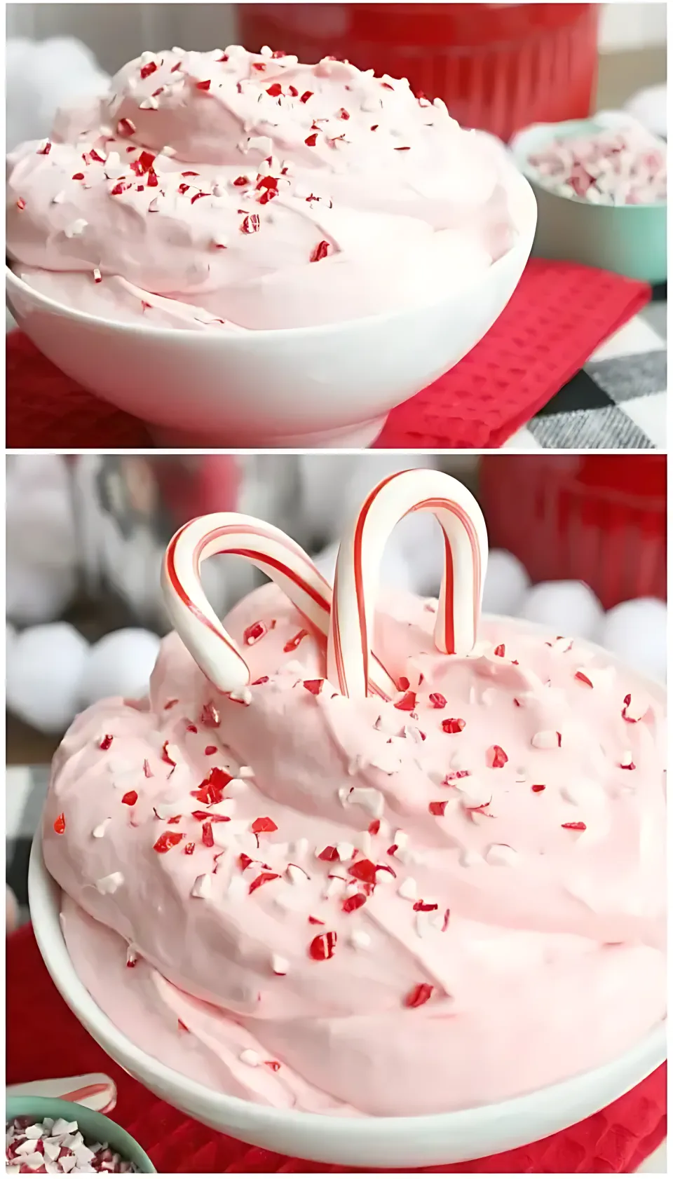 Christmas Appetizer Recipes 28 - Peppermint Fluff Dip