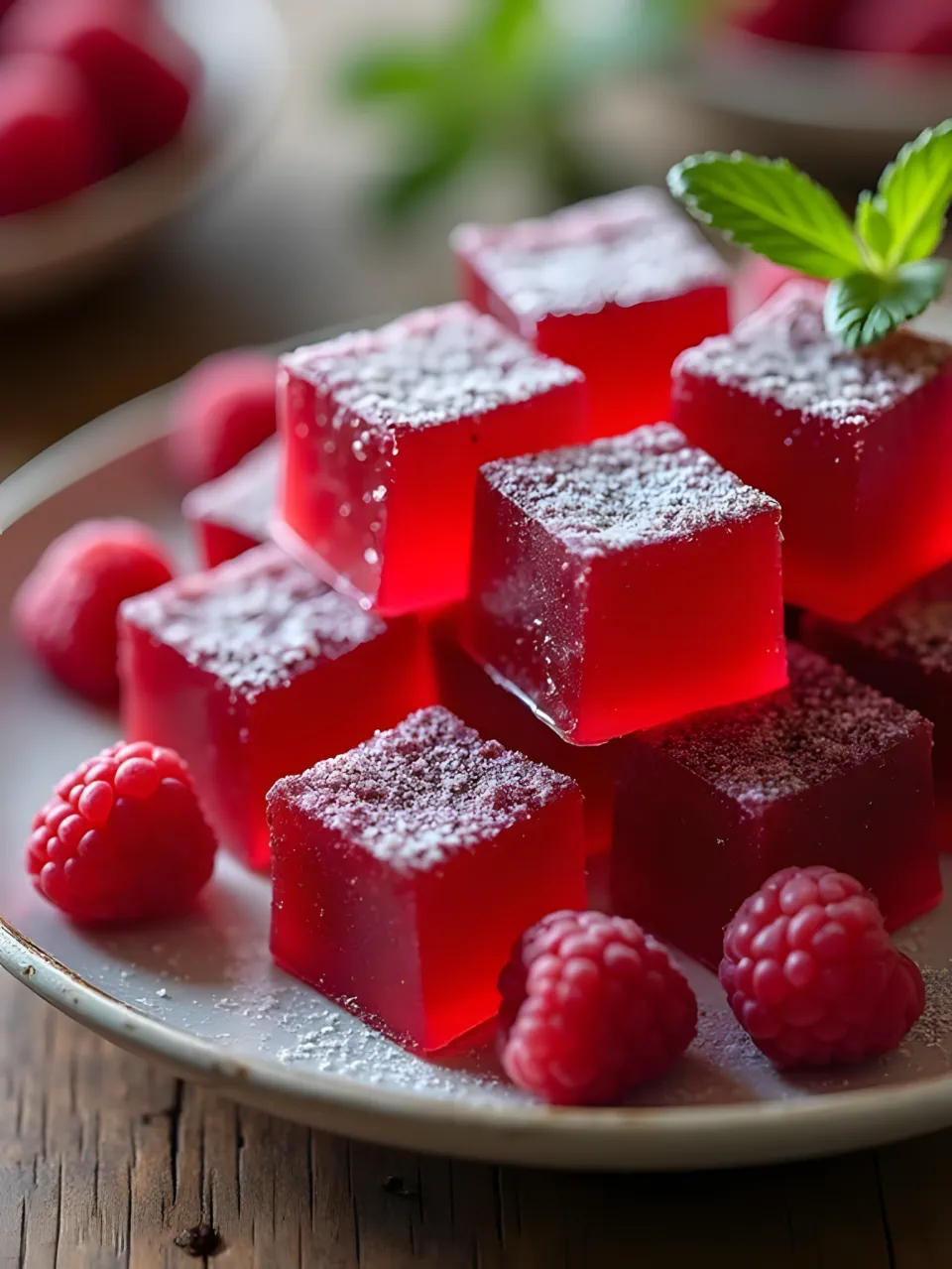 Christmas Candy Recipes 10 - Raspberry Jellies