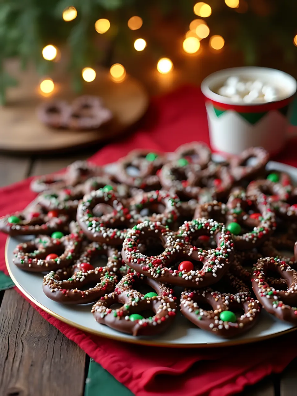 Christmas Candy Recipes 14 - Chocolate-Covered Pretzels