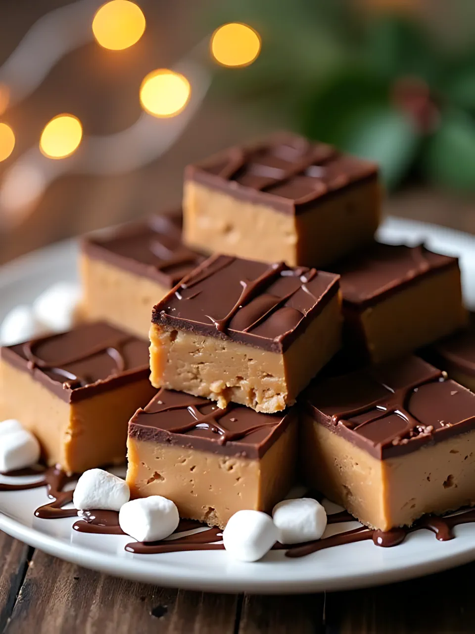 Christmas Fudge Recipes 1 - Chocolate Peanut Butter Fudge