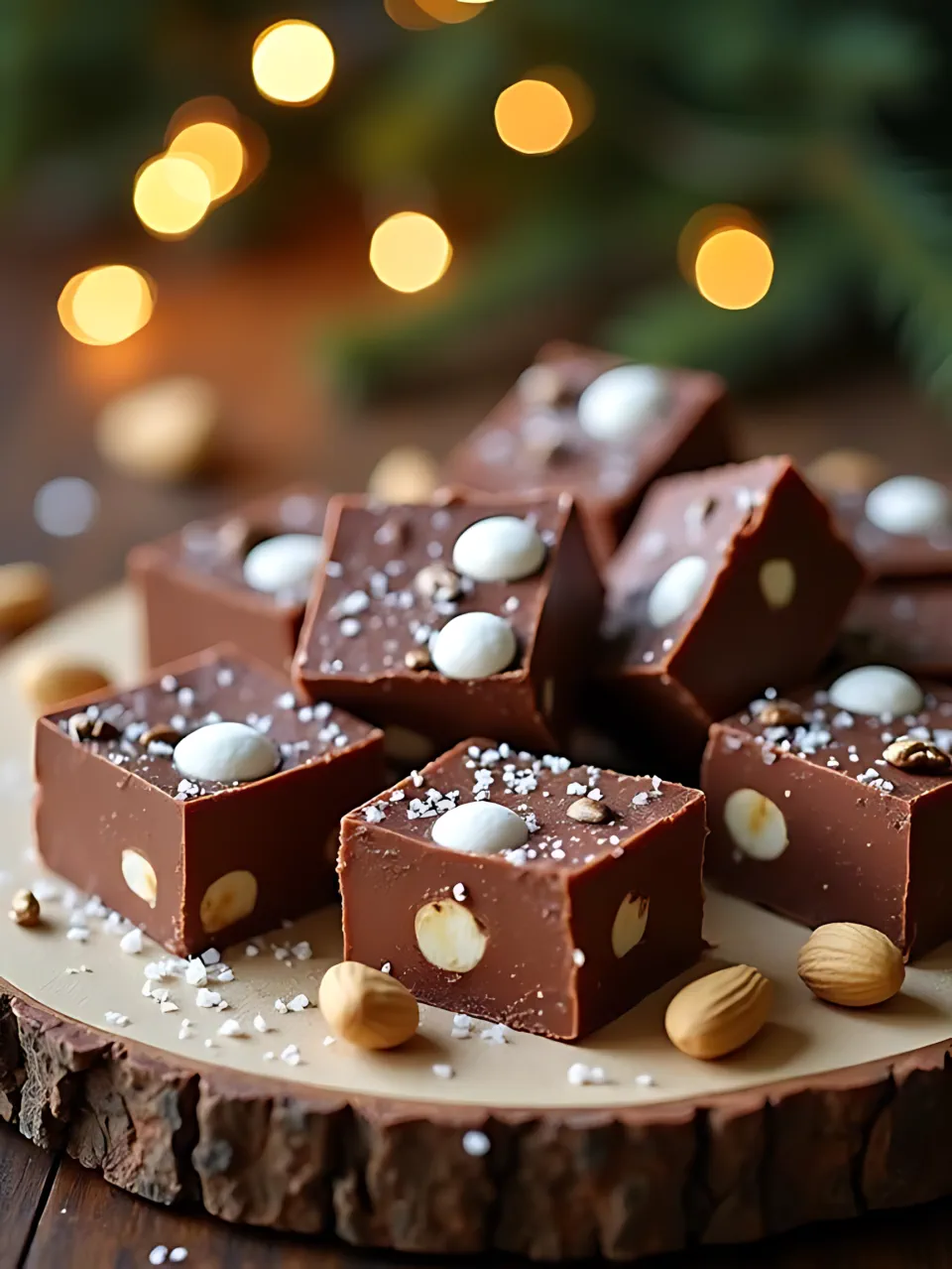 Christmas Fudge Recipes 3 - Rocky Road Fudge