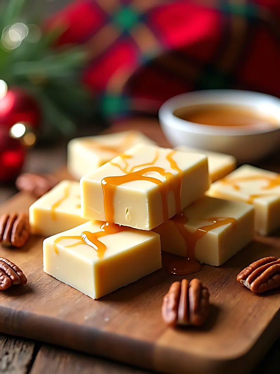 Christmas Fudge Recipes 10 - White Chocolate Caramel Fudge