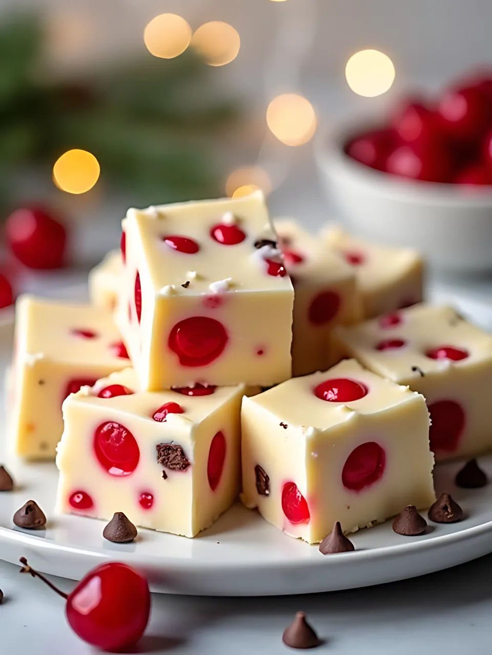 Christmas Fudge Recipes 19 - Cherry Garcia Fudge