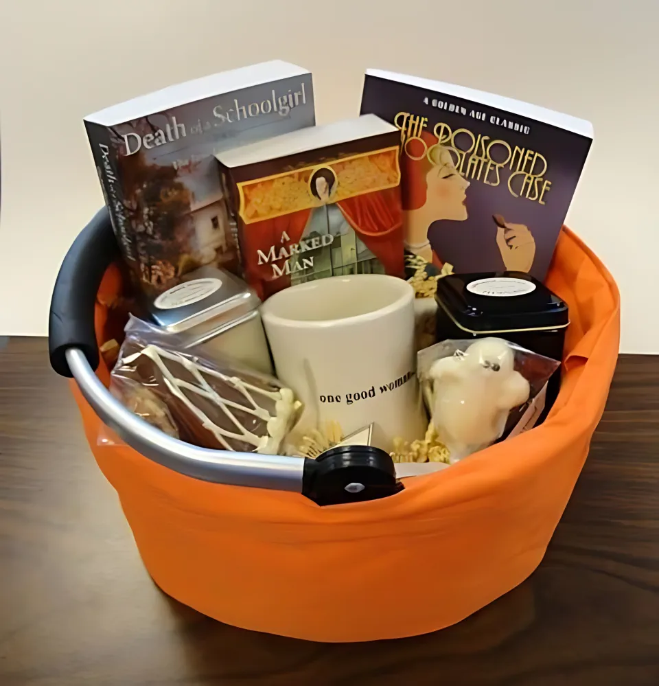 Christmas Gift Basket Ideas 12 - Bookworm’s Retreat Bundle