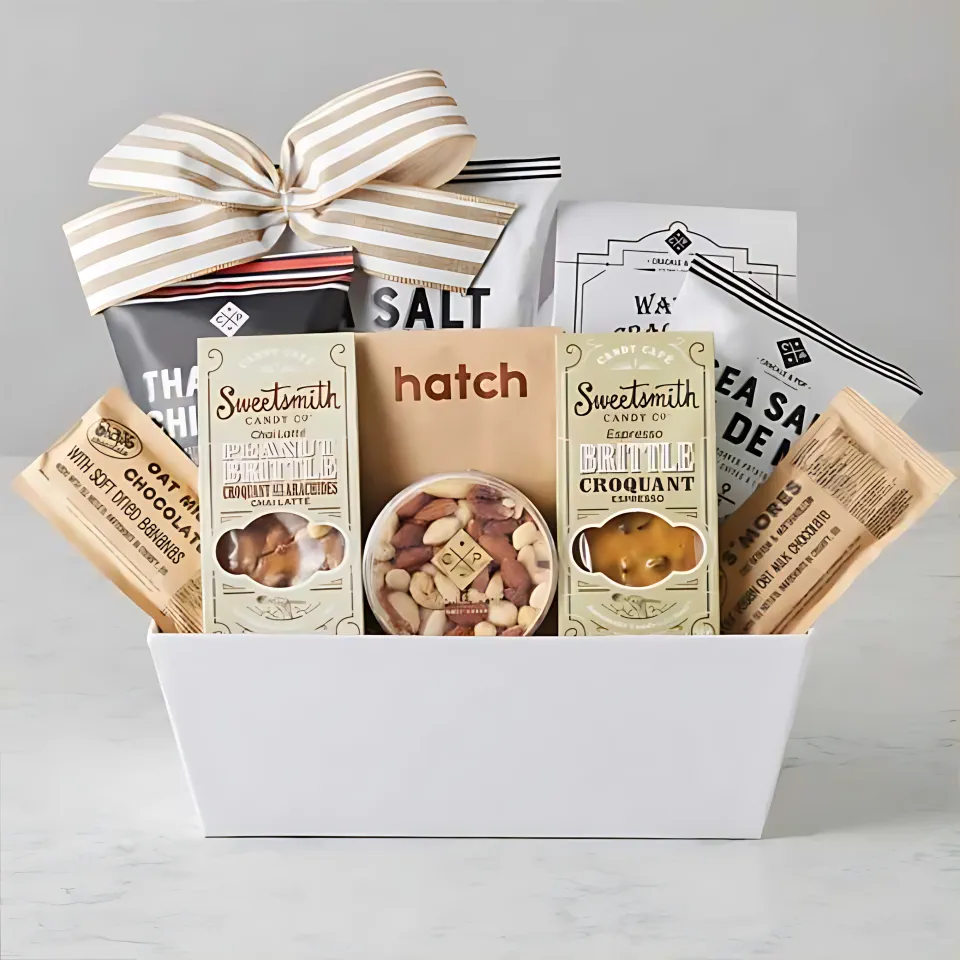 Christmas Gift Basket Ideas 17 - Vegan Snack Sampler