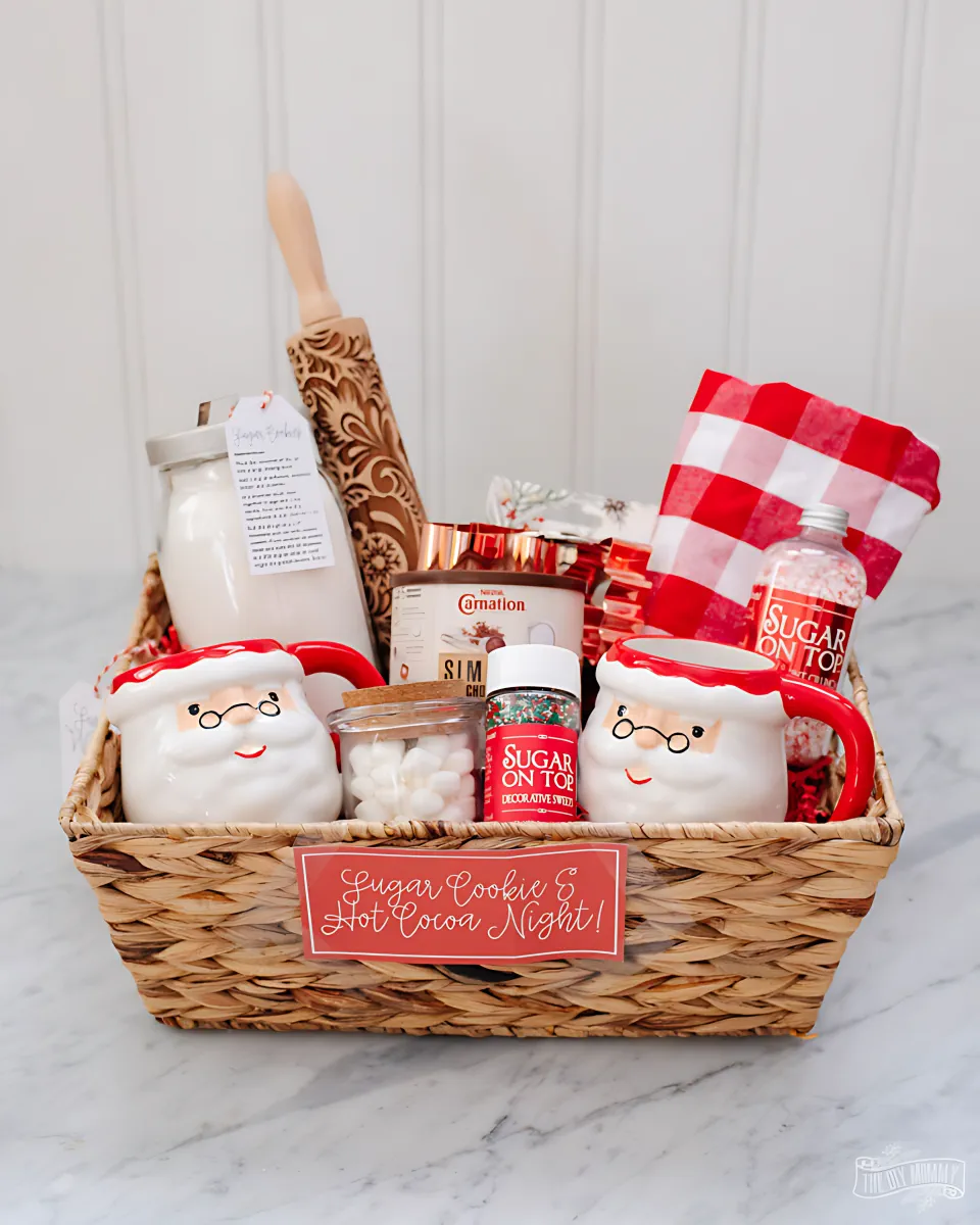 Christmas Gift Basket Ideas 5 - Festive Holiday Spirits Basket