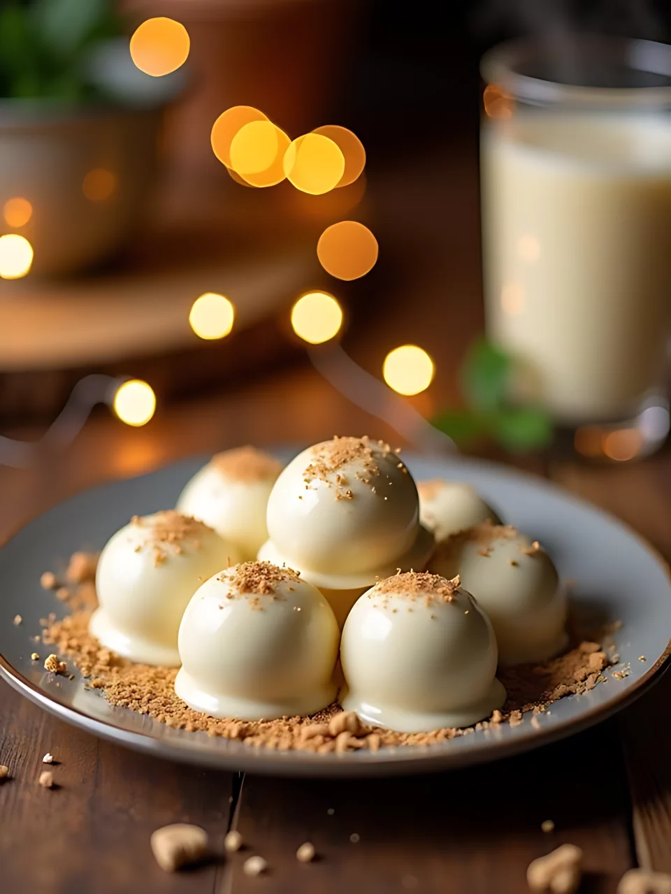 Christmas Truffle Recipes 3 - Holiday Eggnog Truffles
