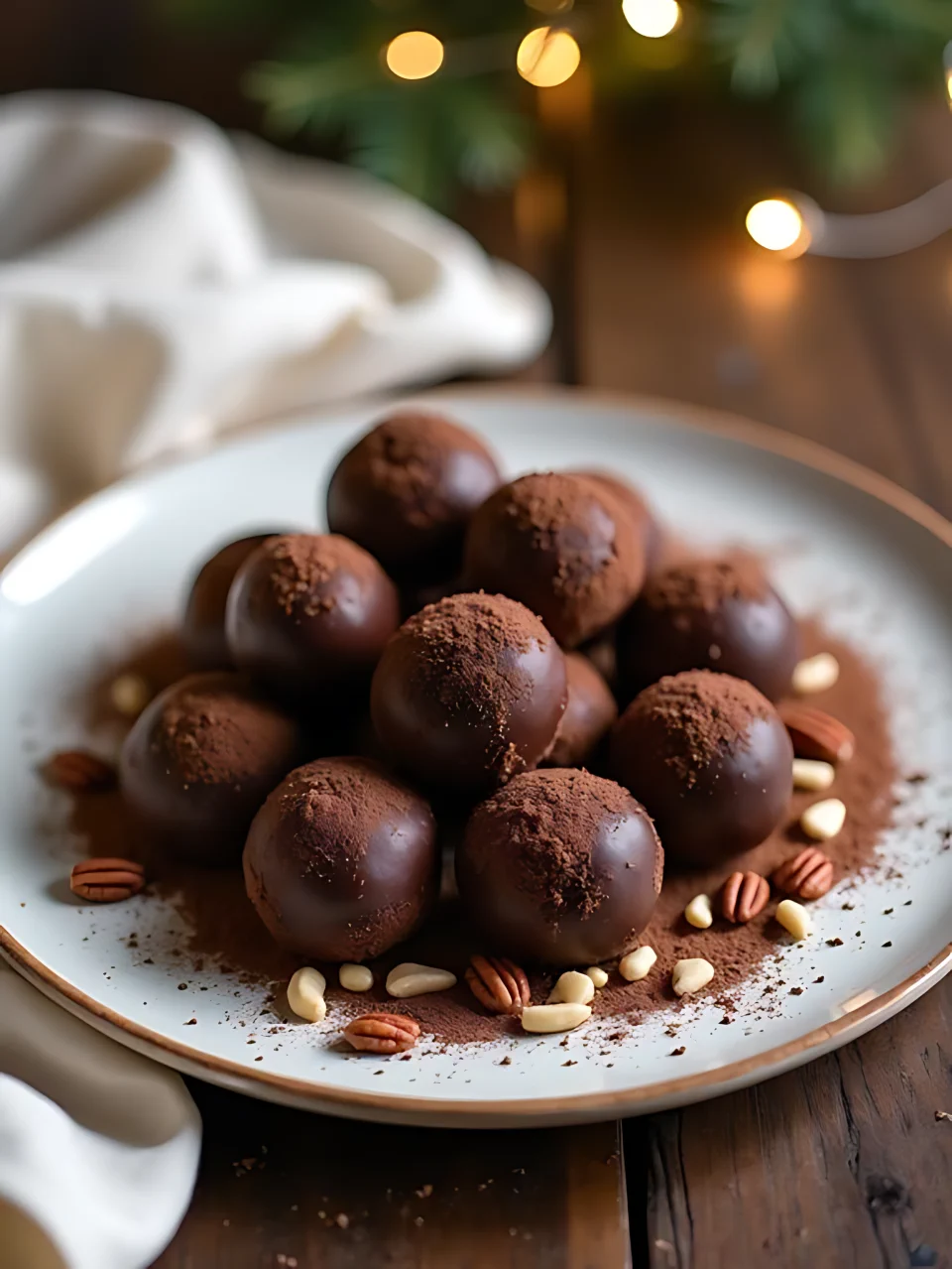 Christmas Truffle Recipes 11 - Chocolate Cheesecake Truffles
