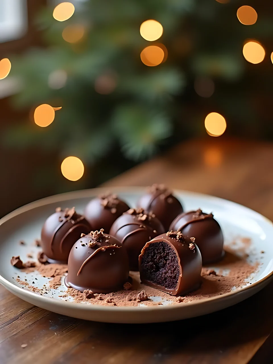 Christmas Truffle Recipes 18 - Lava Cake Truffles
