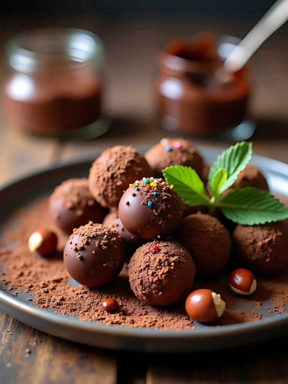 Christmas Truffle Recipes 20 - Nutella Hazelnut Chocolate Truffles
