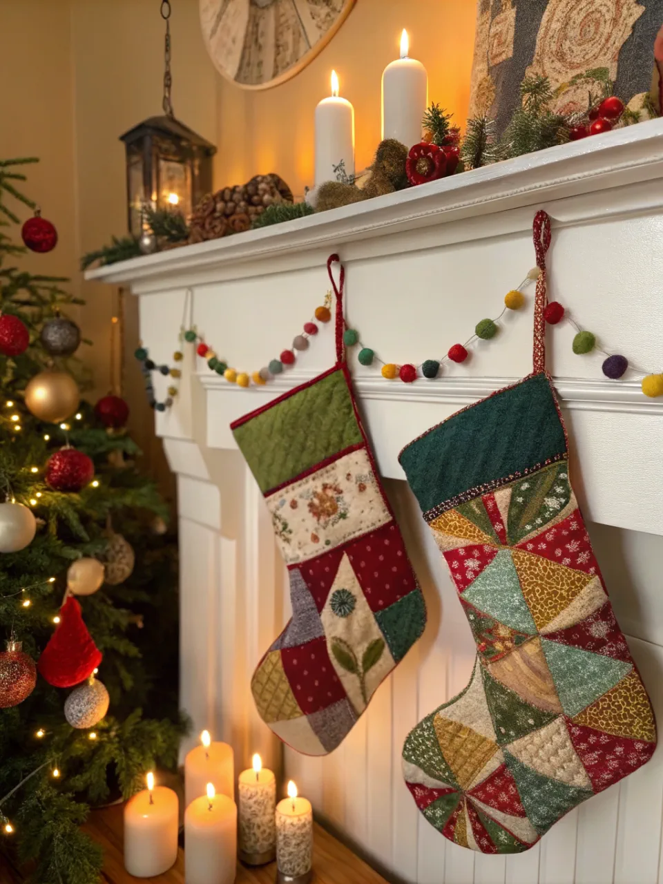 DIY Christmas Decor Ideas 15 - Delightful Fabric Crafts