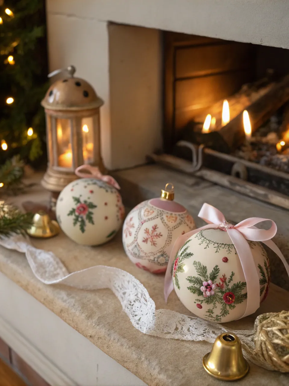 DIY Christmas Decor Ideas 23 - Vintage-Inspired Ornaments