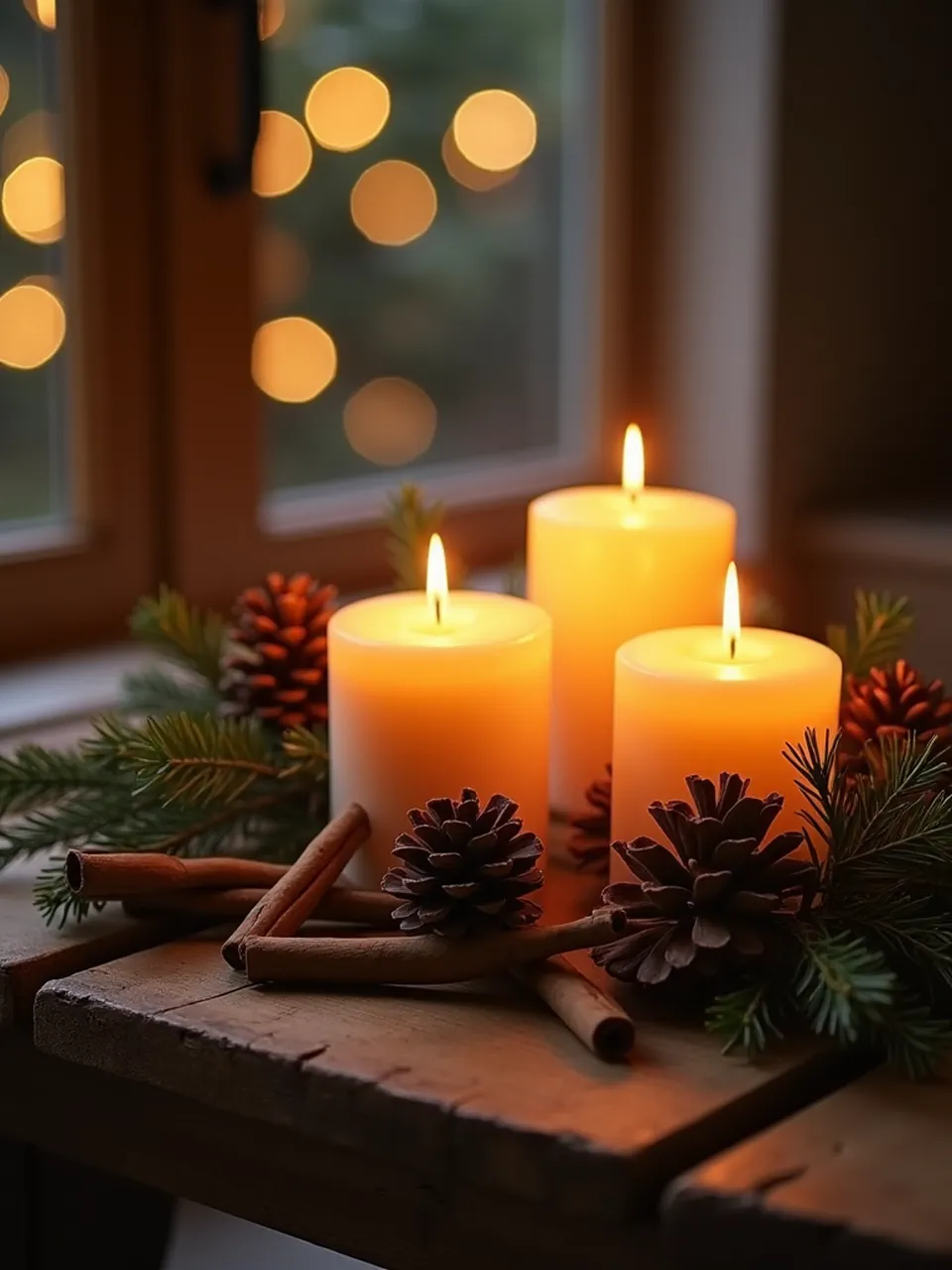 DIY Christmas Decor Ideas 9 - Candlelit Holiday Ambiance