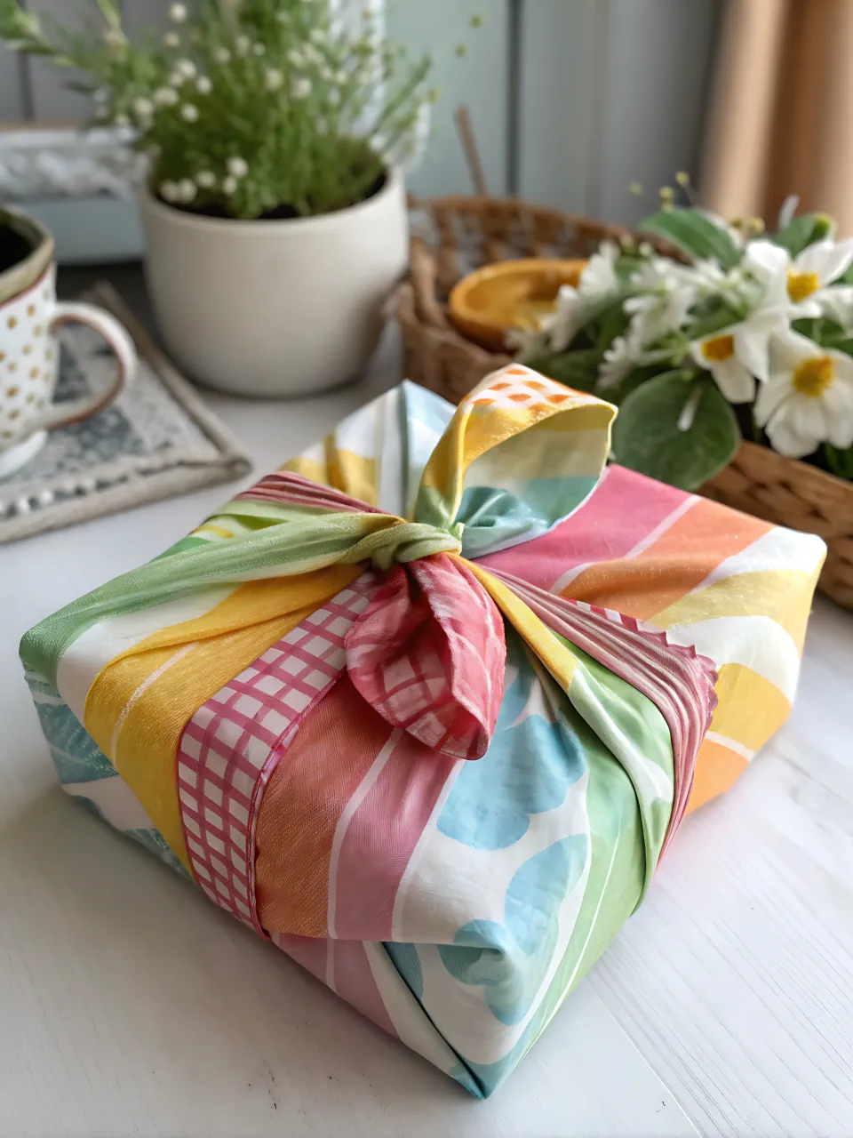 DIY Christmas Gift Wrapping Ideas 5 - DIY Fabric Gift Wrap