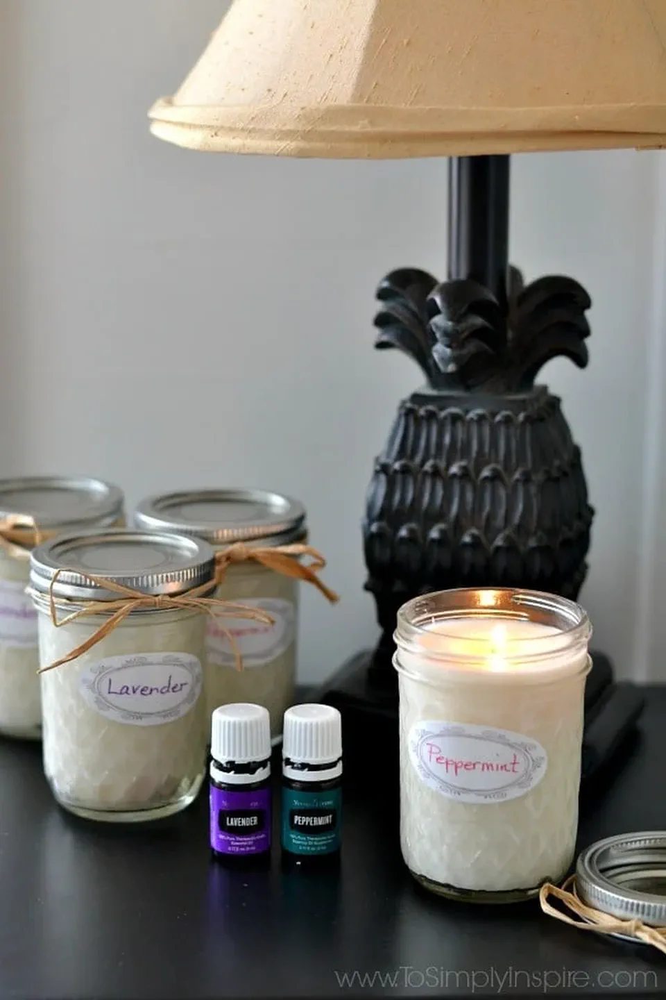 DIY Christmas Gifts 13 - All Natural Soy Candles