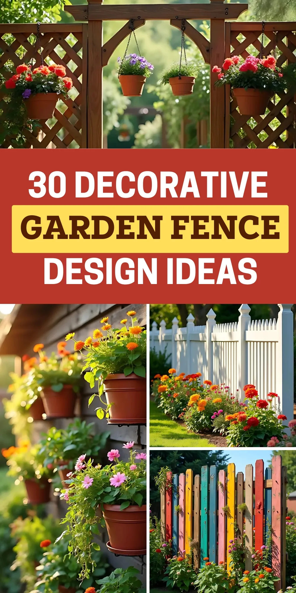 Decorative Garden Fence Ideas