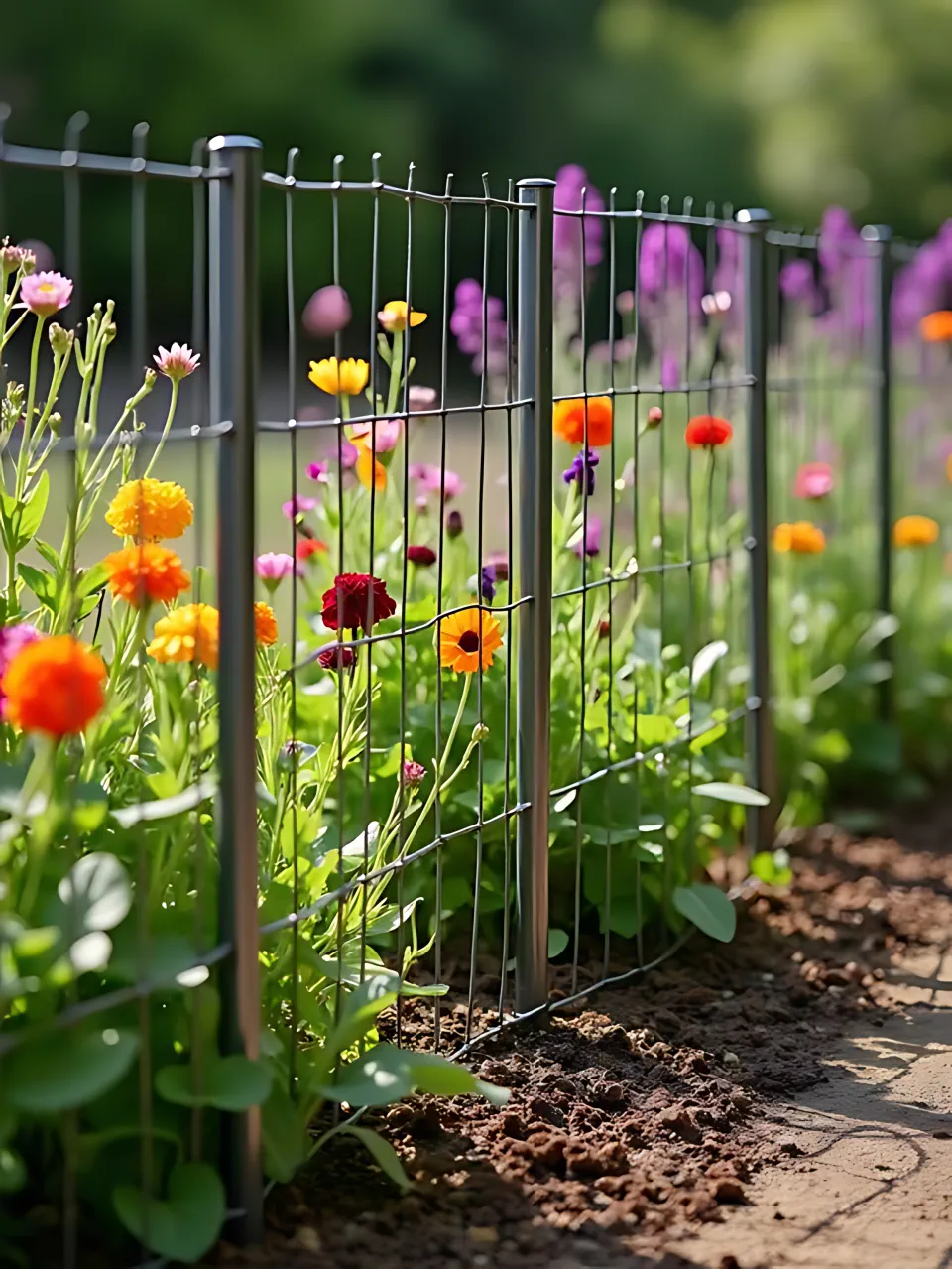 Decorative Garden Fence Ideas16 - Steel Conduit Fence