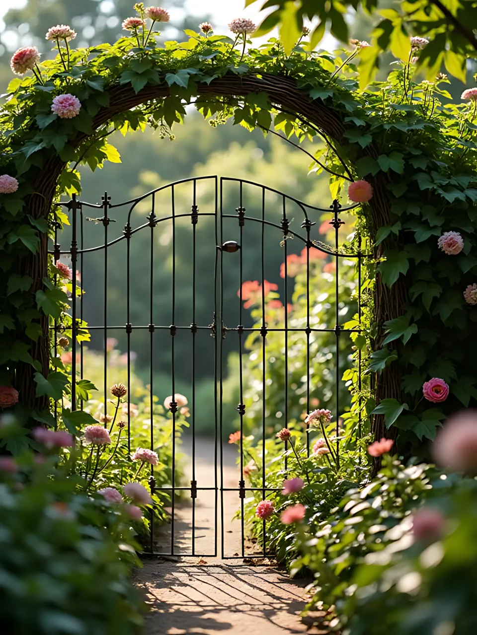 Decorative Garden Fence Ideas19 - Vintage Wire Fence