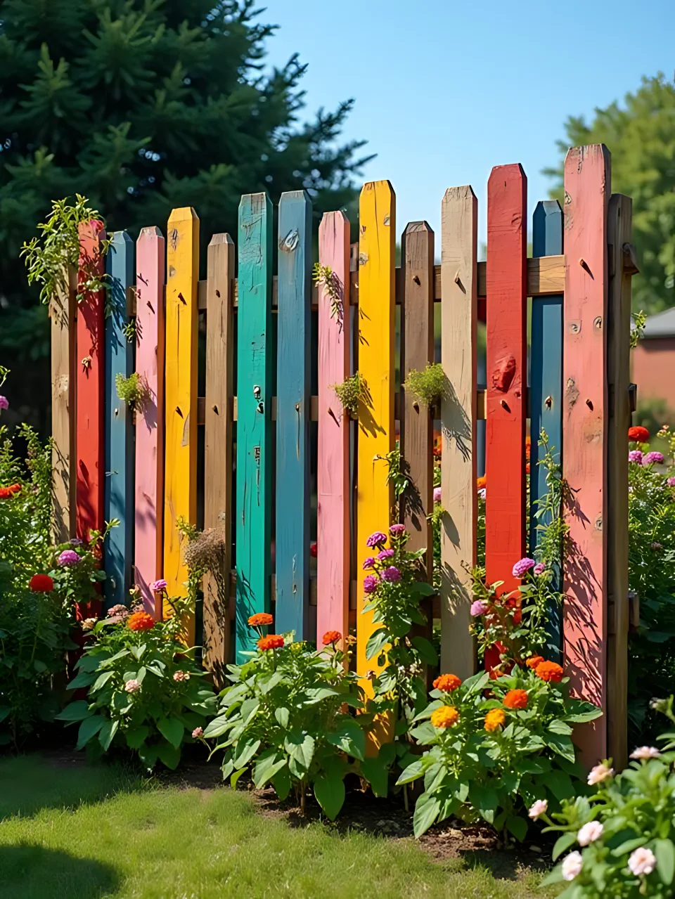 Decorative Garden Fence Ideas21 - Pallet Fence