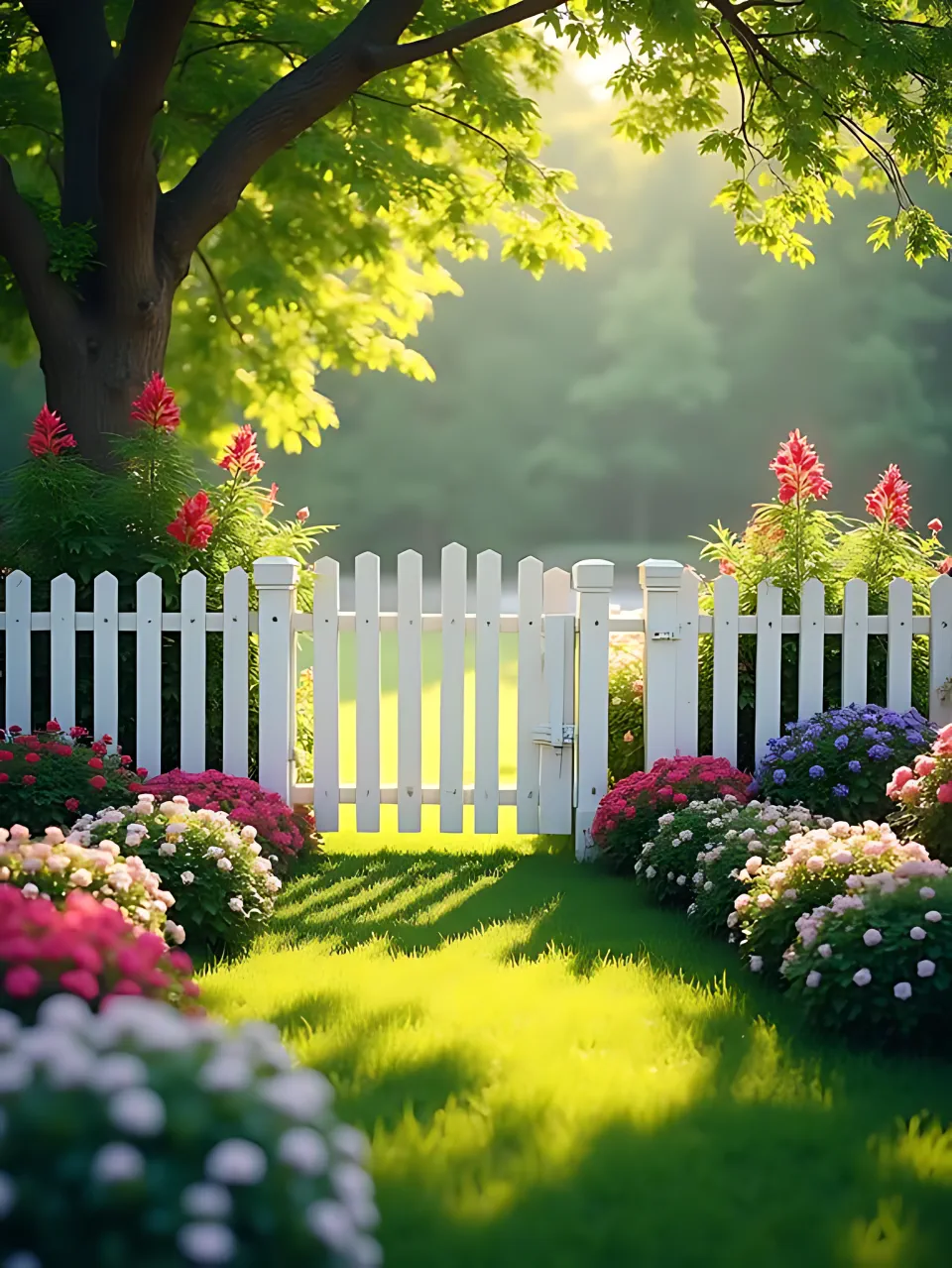 Decorative Garden Fence Ideas25 - Traditional Picket Fence