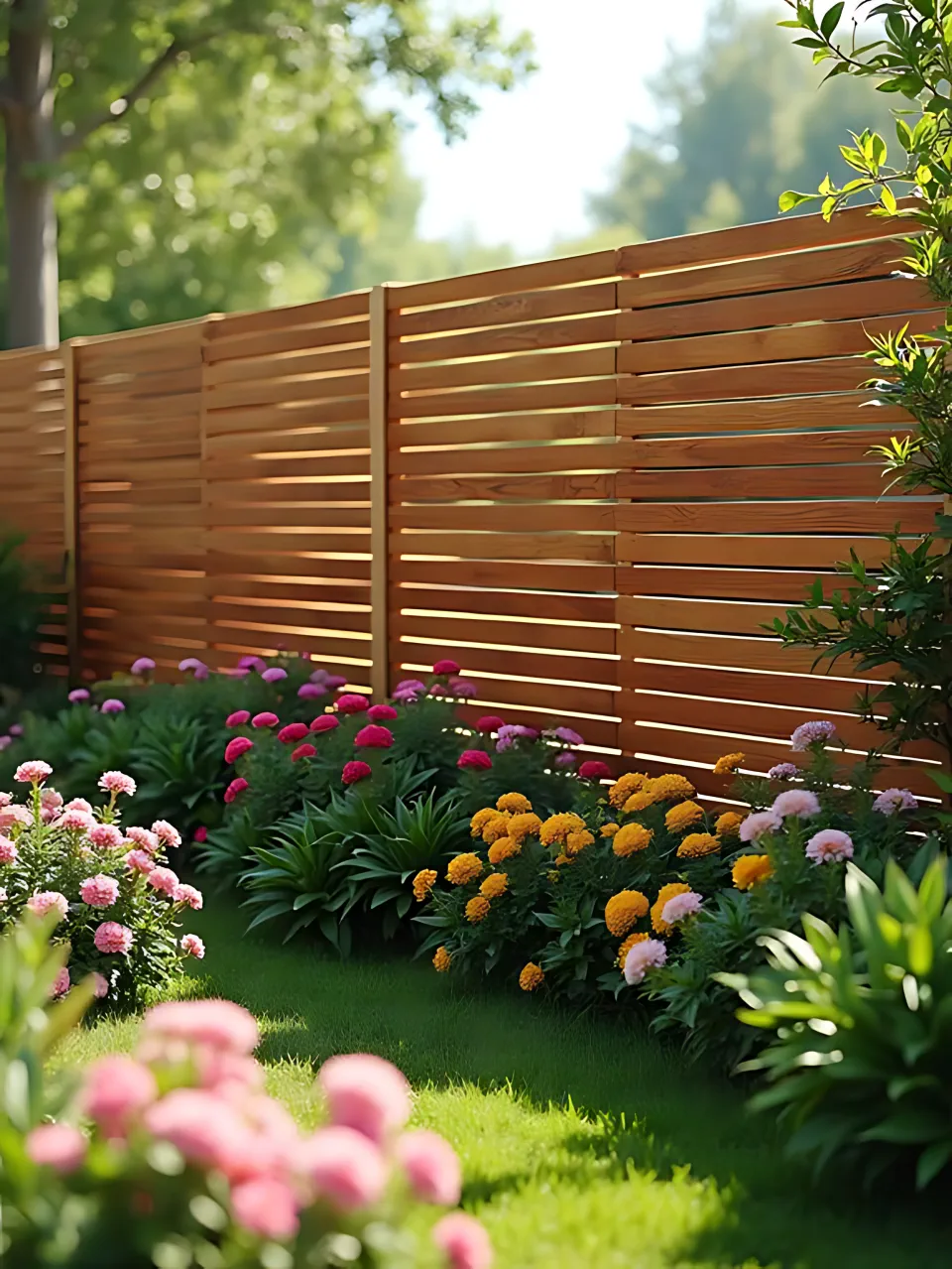 Decorative Garden Fence Ideas26 - Alternating Slat Fence