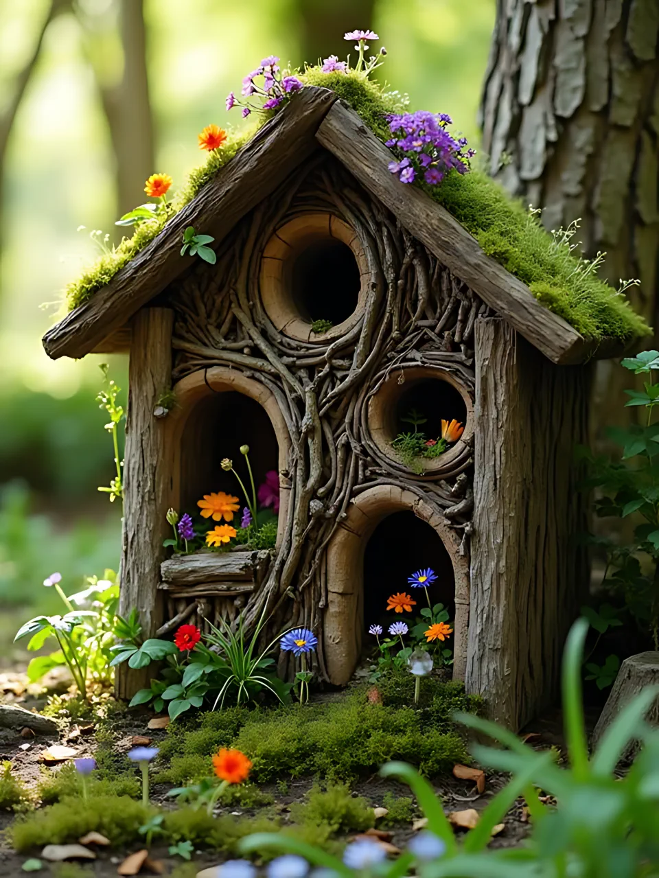 Decorative Garden Fence Ideas5 - DIY Bug Hotel Fence Art