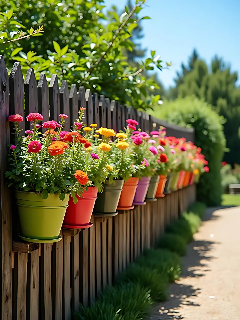 Decorative Garden Fence Ideas8 - Flower Pot Fence