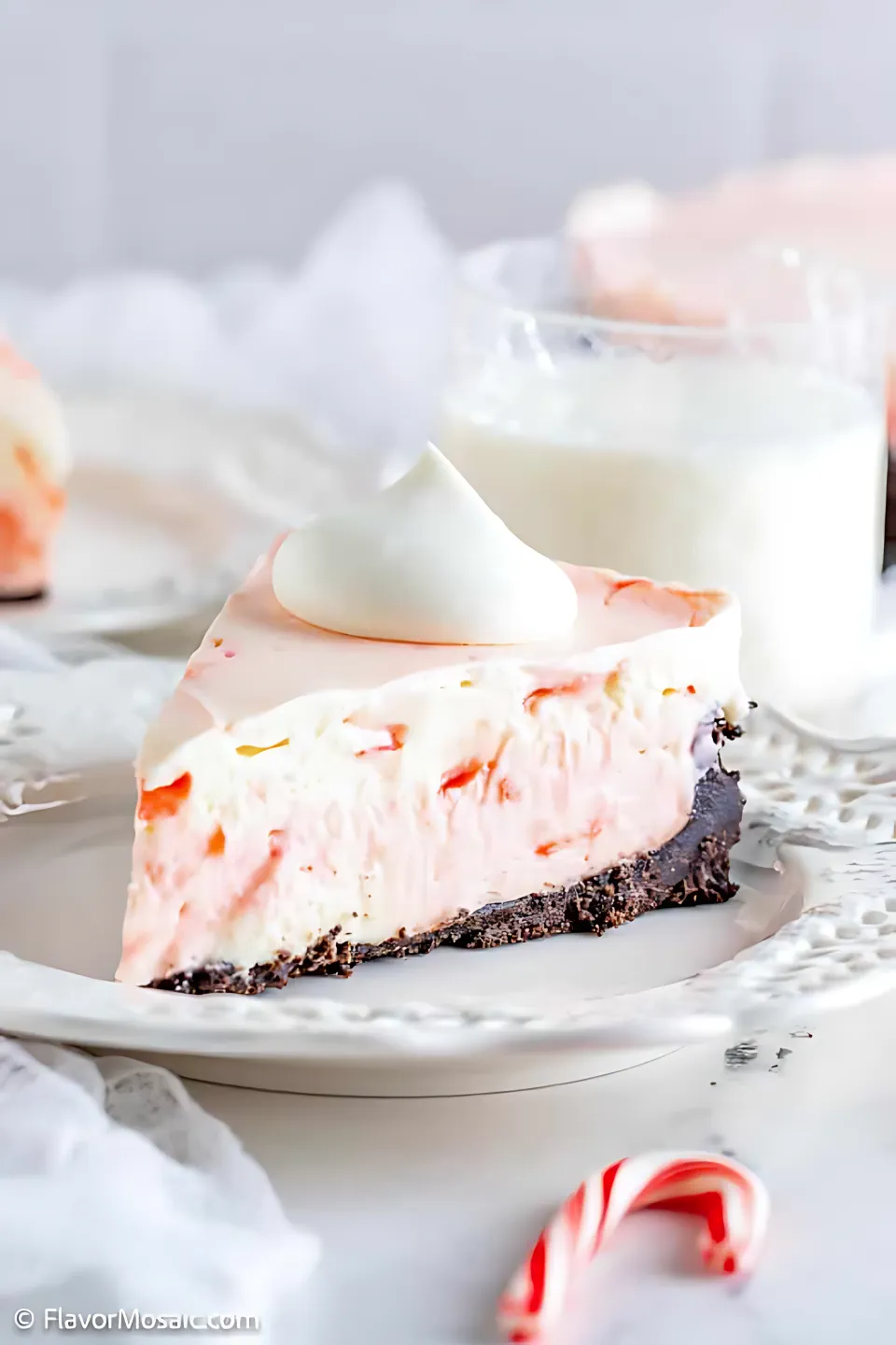 No Bake Christmas Treats 20 - Candy Cane Cheesecake