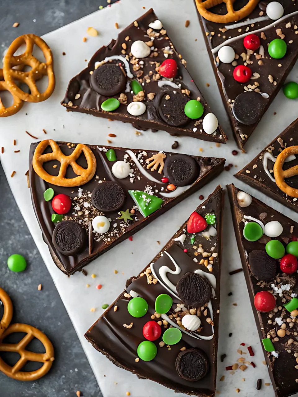 No Bake Christmas Treats 23 - Loaded Christmas Bark