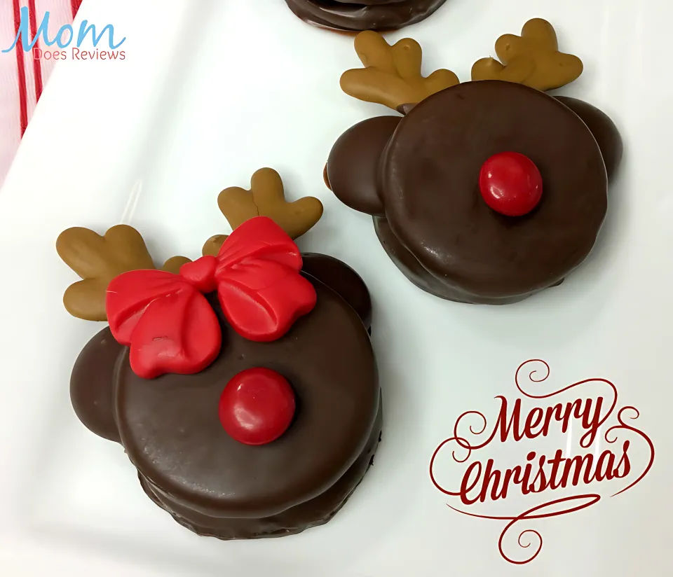 No Bake Christmas Treats 29 - Mickey and Minnie Rudolph Cookies