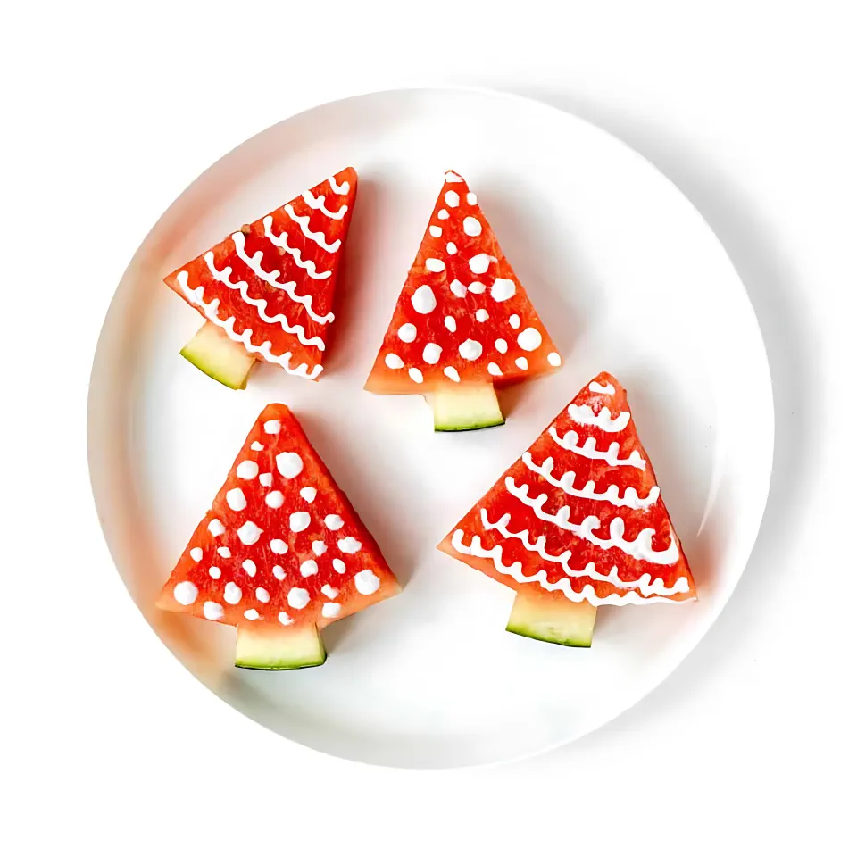 Watermelon Christmas Trees